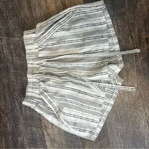 Striped Gray Women's Shorts